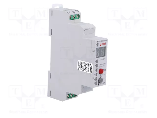 RELPOL Relais de temps numérique SPDT 12-240V AC/DC RELPOL Relais de temps numérique SPDT 12-240V AC/DC