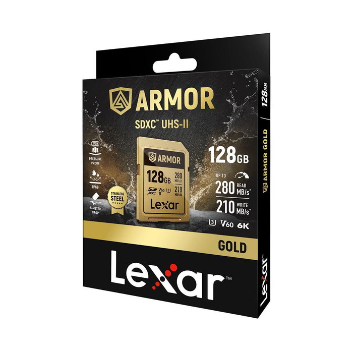 Lexar Carte Mémoire SD LSDAMGL128G-RNNNG 128 GB Lexar Carte Mémoire SD LSDAMGL128G-RNNNG 128 GB