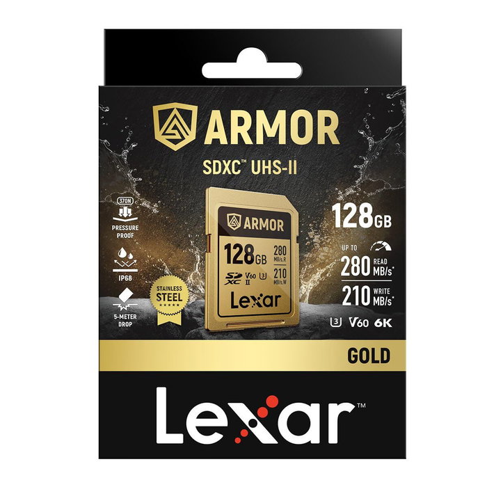Lexar Carte Mémoire SD LSDAMGL128G-RNNNG 128 GB Lexar Carte Mémoire SD LSDAMGL128G-RNNNG 128 GB