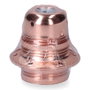 F-Line Porte-ampoule E27 métallique, rose, 100W 250V, Ø60 x 40 mm, rétracté