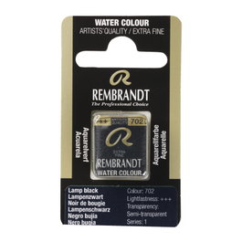 Rembrandt Pastille d'Aquarelle Noir Bujía 702