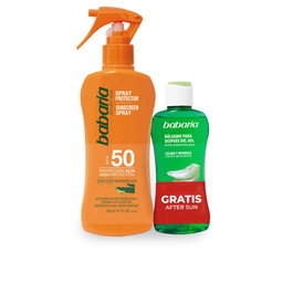 Babaria Ensemble de 2 Pièces SOLAR ALOE SPF50 Protection Solaire Élevée