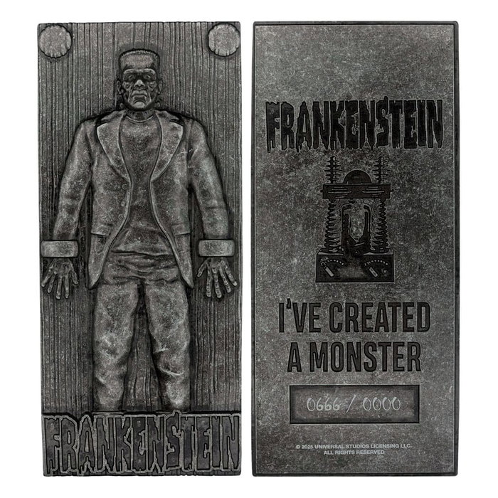 Universal Monsters Lingot Frankenstein´s Monster Limited Edition