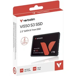 Verbatim Vi550 S3 SSD interne 2 To 2,5 pouces