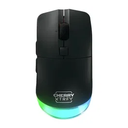 CHERRY XTRFY M50 Wireless - Souris Gamer Sans Fil, Bluetooth, 2.4 GHz, RGB, 100h Autonomie, Forme Ergonomique, Logiciel CHERRY UTILITY - Noir
