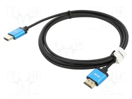 LANBERG Câble HDMI 1,8m 4K HDR ARC CEC 2.0 Noir