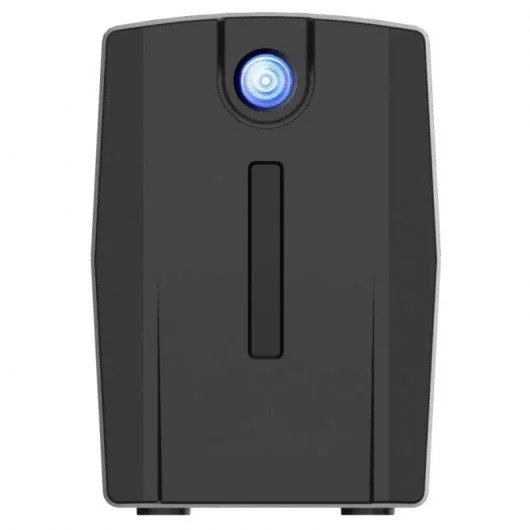 Phasak OTTIMA 860VA 7288 UPS SAI avec protection contre les surtensions, stabilisateur de tension, 2 sorties batterie
