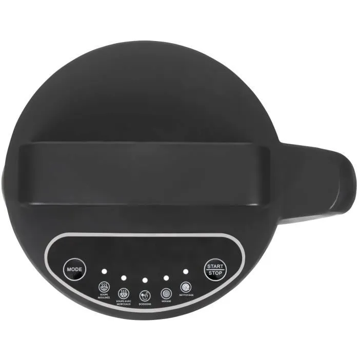 Livoo DOP260N Blender Chauffant à Soupe Gris et Noir - 5 Fonctions (Mixeur, Soupe, Boissons) et Nettoyage Automatique