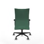 Piqueras Y Crespo Albacete Confidente - Chaise de bureau avec mécanisme synchrone, Vert émeraude