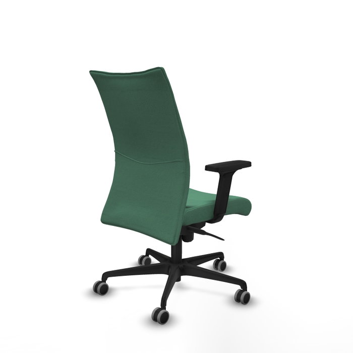 Piqueras Y Crespo Albacete Confidente - Chaise de bureau avec mécanisme synchrone, Vert émeraude