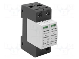 QOLTEC Limiteur de surtensions Type 2, 2 pôles, pour rail DIN, IP20