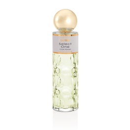 Saphir Select One Eau de Parfum pour femme, notes fraîches florales et boisées, parfum longue tenue, flacon 200 mL