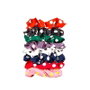 Bifull Lot de 8 chouchous en satin colorés