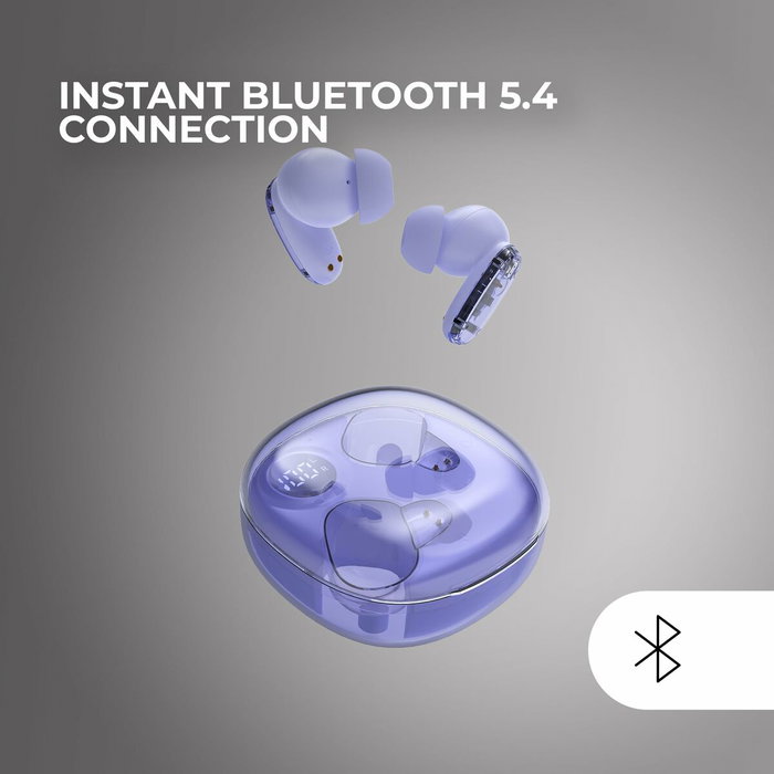 Écouteurs Sans Fil avec Étui de Charge Mars Gaming MHIB2PP Pourpre