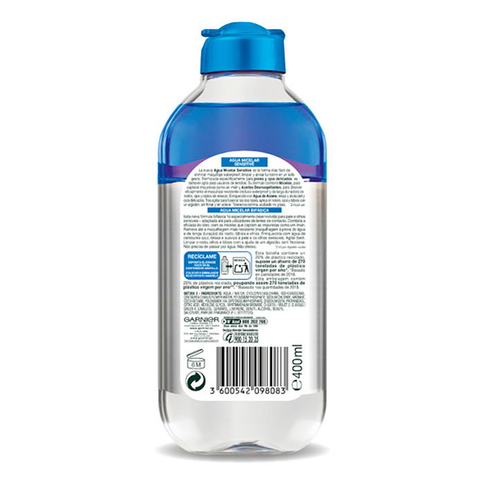 Garnier SKINACTIVE Démaquillant yeux 2 en 1, 400 ml