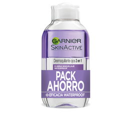 Garnier SkinActive Démaquillant Biphasé 2 en 1 pour les Yeux - Élimine le Maquillage Waterproof - Formule à l'Arginine - Renforce les Cils - 400 ml