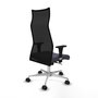 Piqueras y Crespo Chaise de Bureau Albacete Gris foncé et Noir