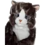 Gipsy Peluche Chat Mimiz 28 cm Gris - Peluche Réaliste et Douce, Allongée, Souple - Jouet Enfant