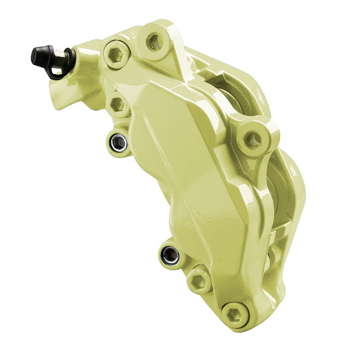 Foliatec FO2221 Peinture Étrier De Frein Ensemble Vanille Crèmeux 7 Pièces Résistant À La Chaleur