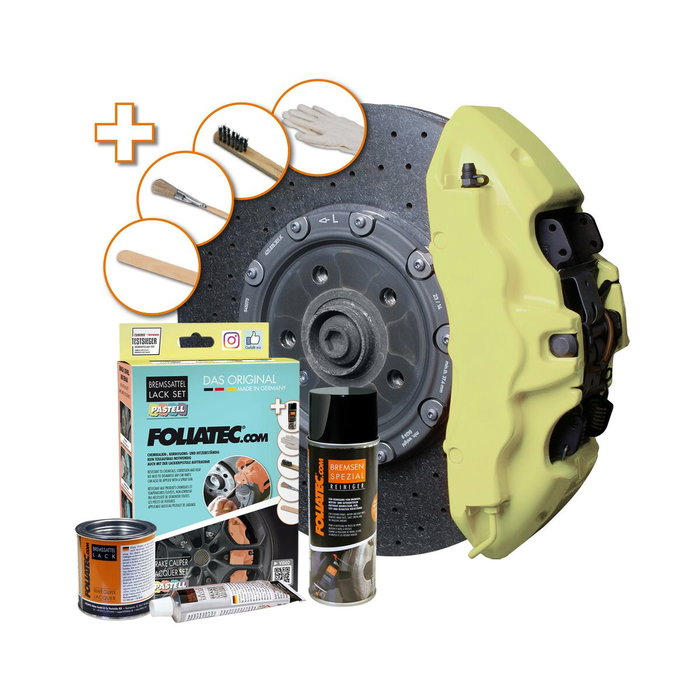 Foliatec Kit Peinture Étriers de Frein Vanille Jaune