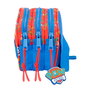 Trousse Fourre-Tout Triple The Paw Patrol Cool Bleu Rouge 21,5 x 10 x 8 cm