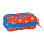 Trousse Fourre-Tout Triple The Paw Patrol Cool Bleu Rouge 21,5 x 10 x 8 cm