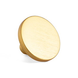VIEFE Bouton modèle Como, Or brossé, ø41 mm