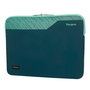 Targus Pulse II EcoSmart Sleeve - Housse en néoprène recyclé 3 mm pour ordinateur portable 13-14", protection hydrofuge, double fermeture à glissière, vert