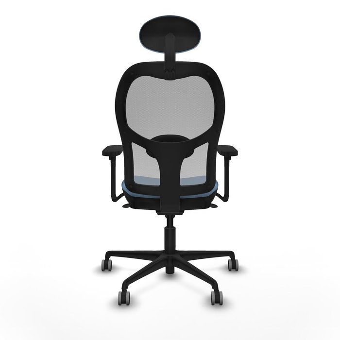 Piqueras y Crespo Chaise de Bureau avec Appui-tête 3D036G1 Bleu ciel