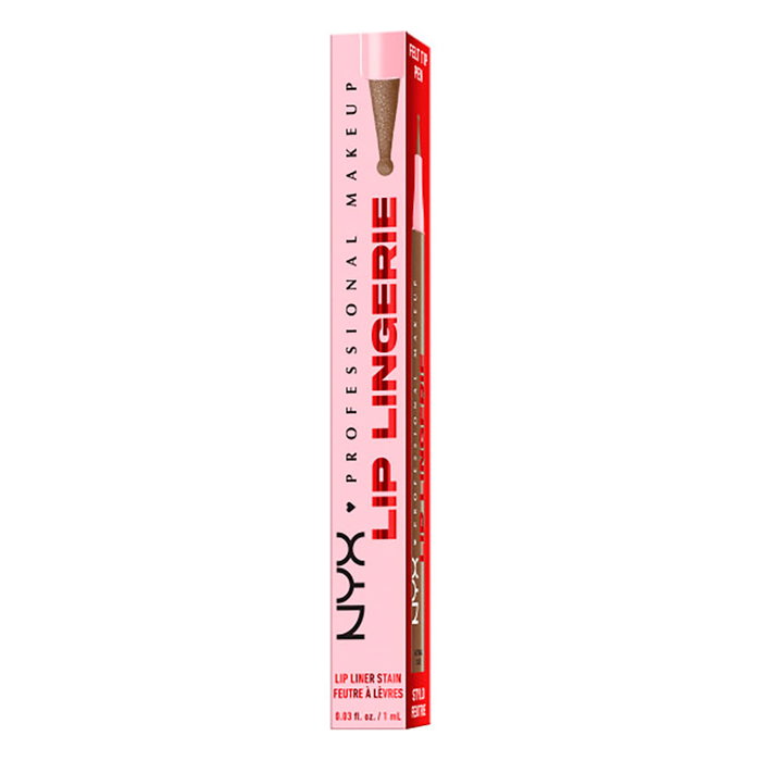 NYX Professional Make Up Lip Lingerie Stain n° 04 Steamy Spice - Crayon à lèvres liquide waterproof longue tenue 1 unité