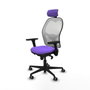Piqueras y Crespo Chaise de Bureau avec Appui-tête Jorquera 3D036G2 Lila