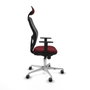 Piqueras y Crespo Chaise de Bureau 1D086G1 Bordeaux