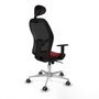 Piqueras y Crespo Chaise de Bureau 1D086G1 Bordeaux