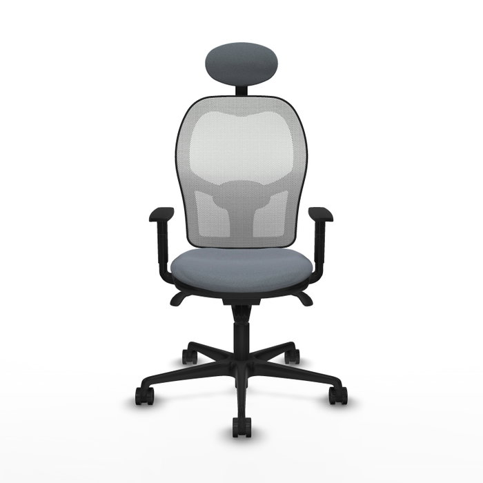 Piqueras y Crespo Chaise de Bureau Jorquera 1D036N1 Gris et Blanc Piqueras y Crespo Chaise de Bureau Jorquera 1D036N1 Gris et Blanc