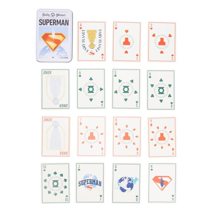 DC Comics jeu de cartes à jouer Superman DC Comics jeu de cartes à jouer Superman