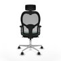 Piqueras y Crespo Chaise de Bureau 2D086N2 Vert émeraude