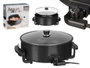Argon Poêle électrique 40 cm diamètre 1500W avec thermostat (Set de 4)