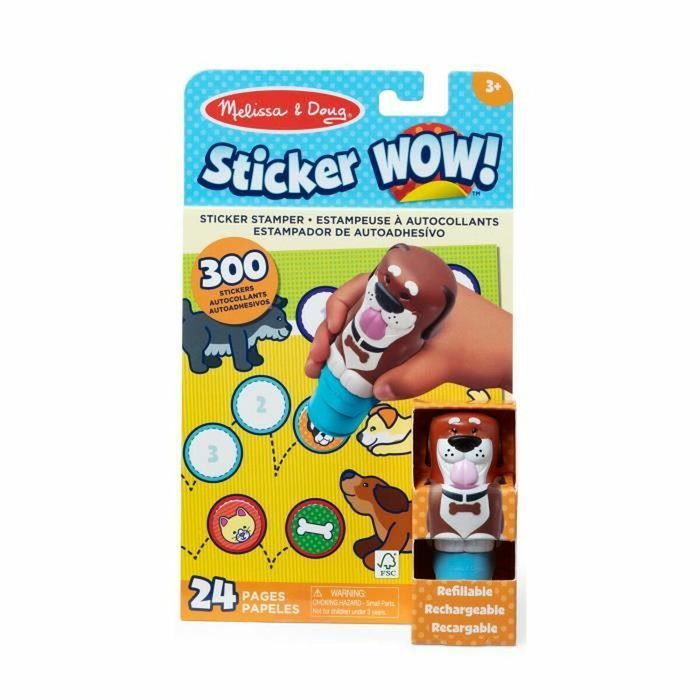 Melissa & Doug Coffret Sticker Wow avec tampon et bloc d'activités