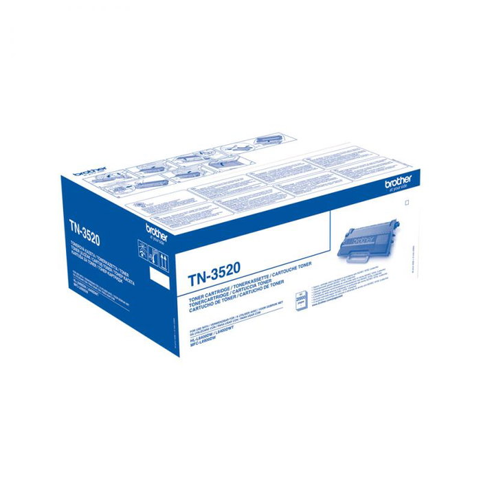 Brother TN-3520 Noir, Cartouche de Toner Haute Capacité
