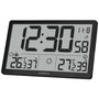 Kienzle Jumbo NEO LCD Weather Wall Clock Black