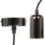 Home Deco Light Lámpara colgante aluminio noir brillant