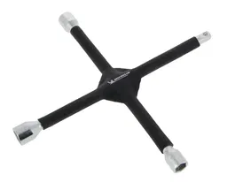 Michelin - Clé en croix démonte-roue renforcée 17/19/21mm et carré 1/2", revêtement mousse antiglisse, acier inoxydable haute qualité