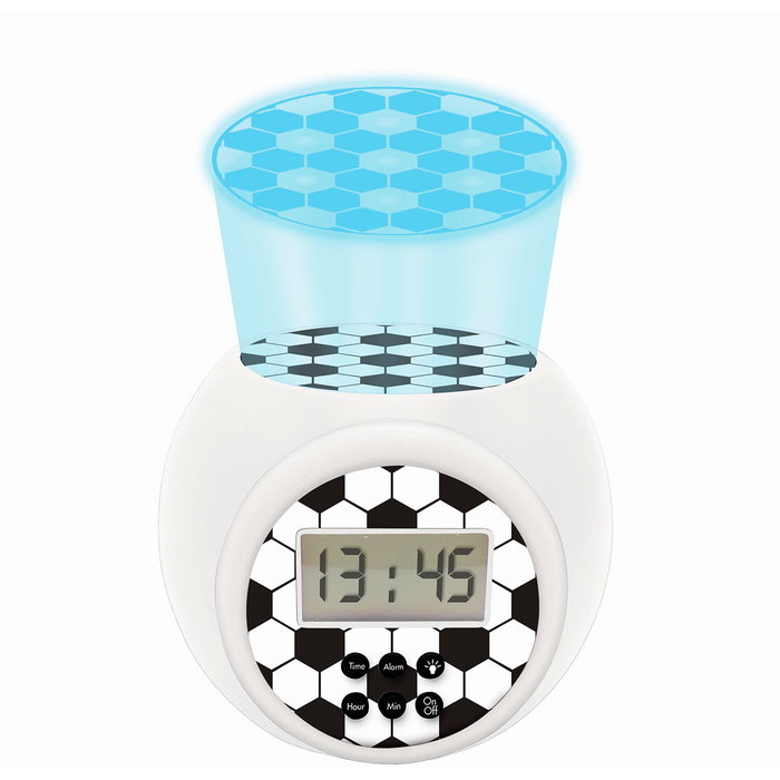 Lexibook Réveil Football avec Projection RL977Fo pour Enfants - Écran LCD Rétroéclairé Bleu, Minuteur Automatique Lexibook Réveil Football avec Projection RL977Fo pour Enfants - Écran LCD Rétroéclairé Bleu, Minuteur Automatique