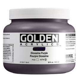 Golden Peinture acrylique Heavy Body Pourpre Dioxazine 946 ml