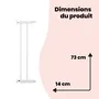 Safety 1st SF1 - Extension pour barrière de sécurité 14 cm - Blanc - Compatible Safety 1st