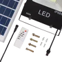 HOKO Kit Projecteur LED Solaire 50W 5000Lm avec Capteur, Télécommande et Panneau 6V/15W - HO-626004-CW