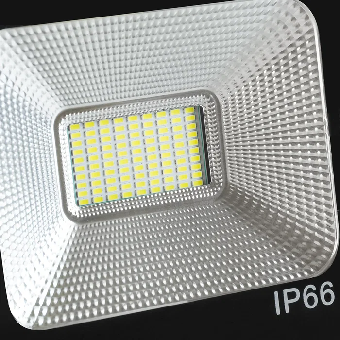 HOKO Kit Projecteur LED Solaire 50W 5000Lm avec Capteur, Télécommande et Panneau 6V/15W - HO-626004-CW
