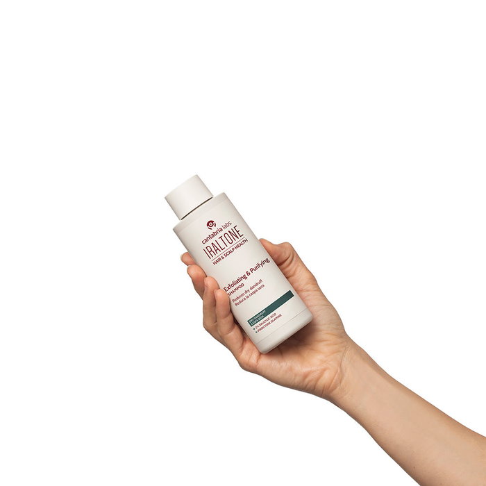 Iraltone Shampooing Exfoliant et Purifiant pour Cuir Chevelu, Anti-Pellicules Sèches, 200 ml