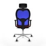 Piqueras y Crespo Chaise de Bureau avec Appui-tête 1D086G2 Rouge