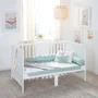 Roba Lit bébé évolutif Easy Sleep 70 x 140 cm, blanc laqué - Transformable en lit junior, jusqu'à 7 ans ou 50 kg, conforme EN 716-1